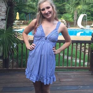 Blue and White Stripped Sundress