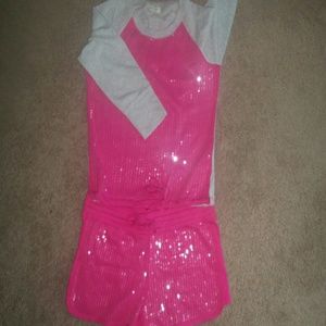 Nicki Minaj sequin short set