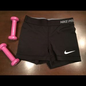 black XS Nike pro spandex