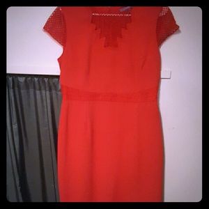 Red Dress w/detailing