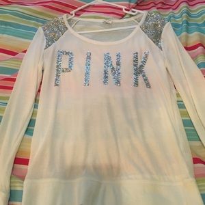 White VS Pink long sleeve