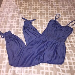 Bebe- Denim jumpsuit