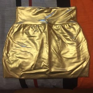 American Apparel Metallic Skirt