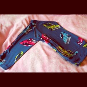 Lularoe TC leggings, classic cars