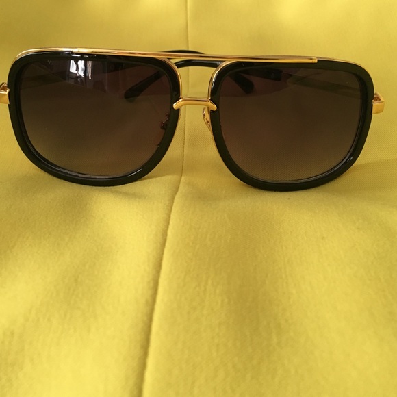 Black and Gold Color Sunglasses *price is firm - Picture 1 of 4