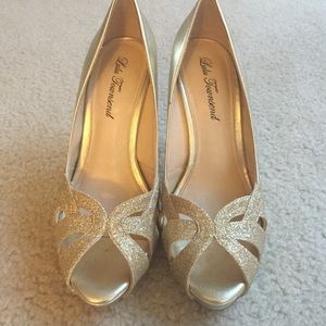 Gold 5" Heels
