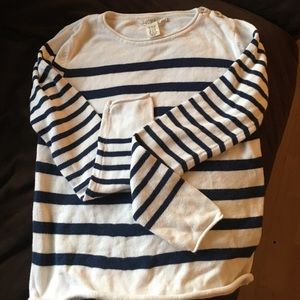 Nautical striped sweater