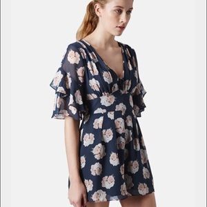 NWT TOPSHOP Floral Romper