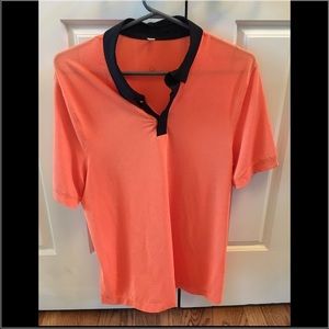 Men's orange golf (collard shirt) lululemon