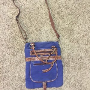 Blue Cross Body Bag
