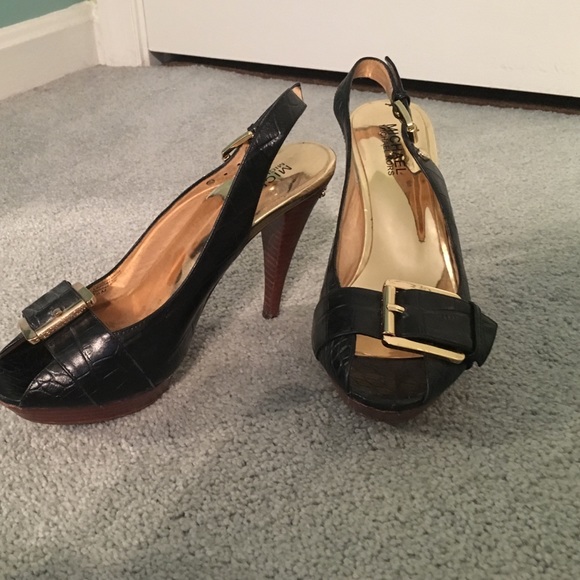Platform sling backs