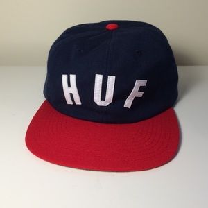 HUF Navy & Red Hat
