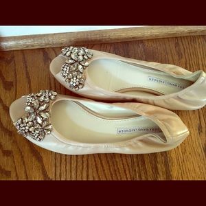 Vera Wang Lavender Luna Jeweled Ballerina Flat