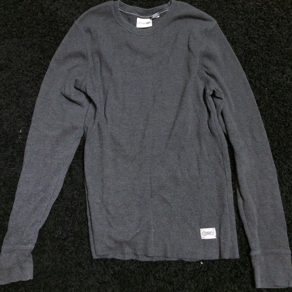 Men's grey thermal shirt comfortable and warm