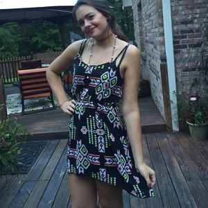 Black Printed Dress