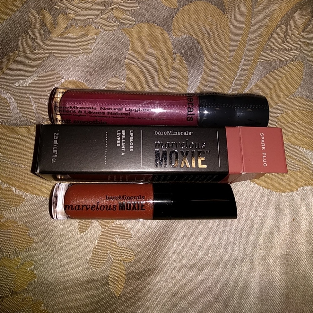 NIP bareMinerals Moxie Lip Gloss Lot