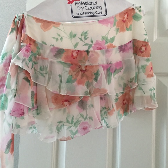 A&F Floral skirt