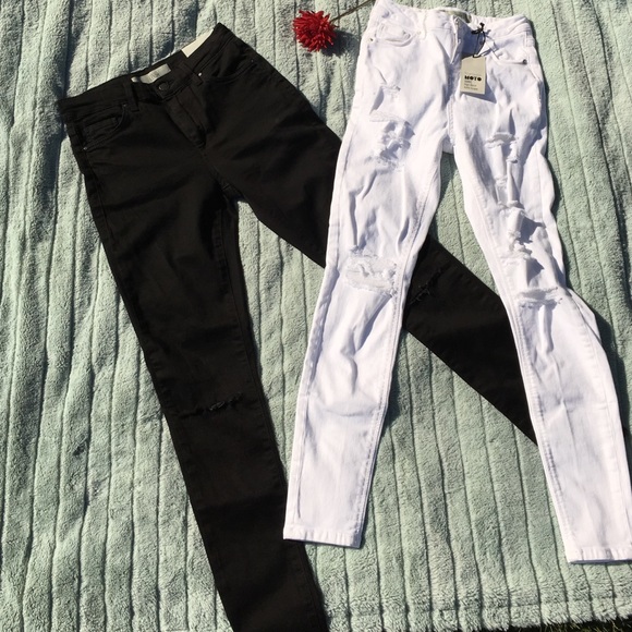 Topshop Denim - Topshop Moto Leigh Black