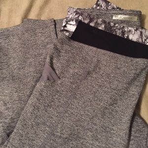Grey forever 21 workout crops
