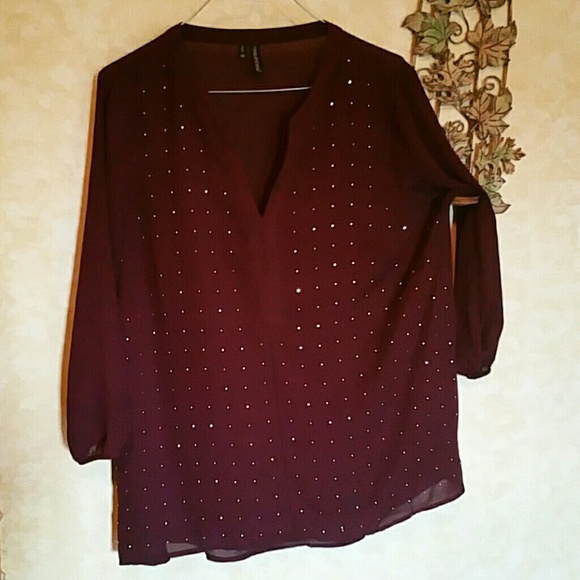 Sheer blouse