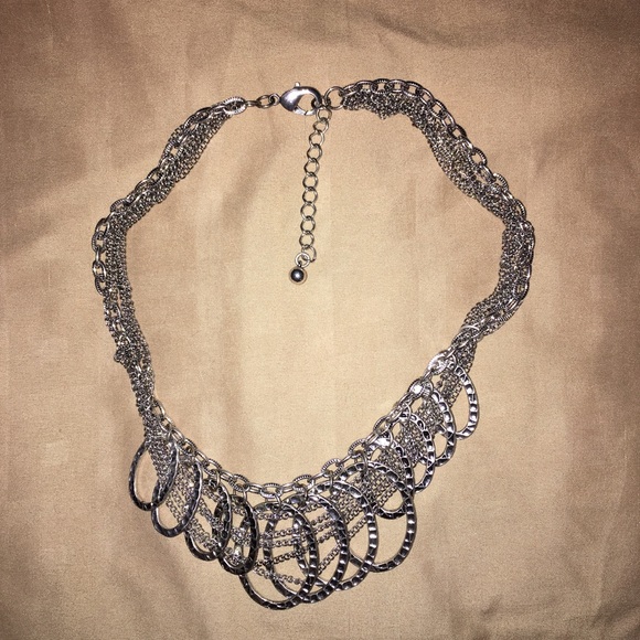 Silver Ringlet Necklace