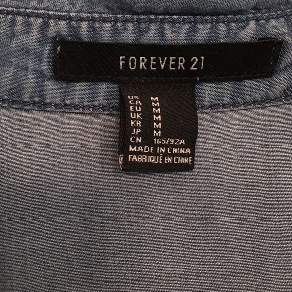 Sleeveless Denim Hi-Lo Tunic 🌺 - Picture 3 of 3