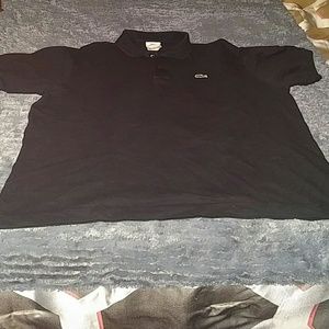 Lacoste button up and true religion khakis