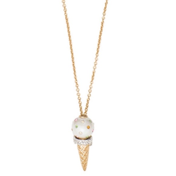 NWT Kate Spade Ice Cream Cone Necklace