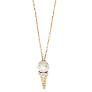 NWT Kate Spade Ice Cream Cone Necklace