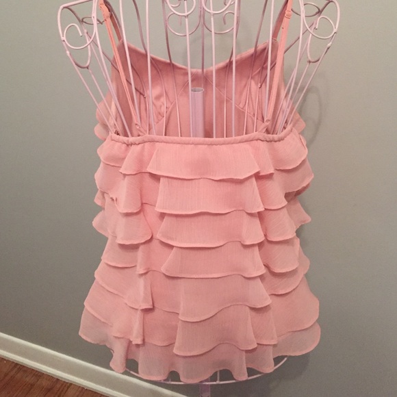 Pink Ruffle Tank Top - Picture 4 of 4