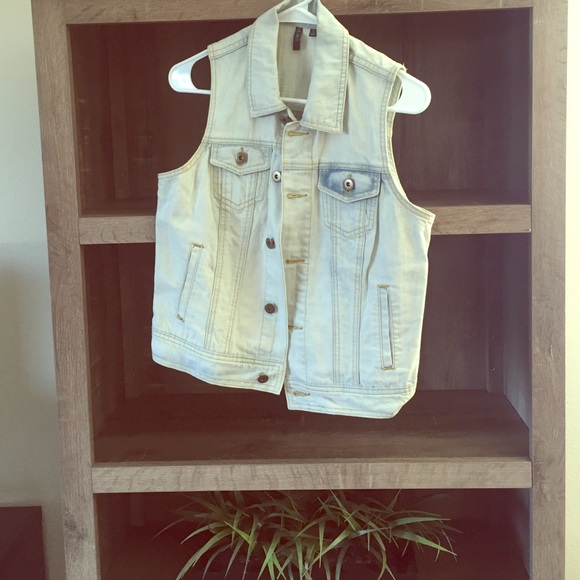 Jean jacket vest