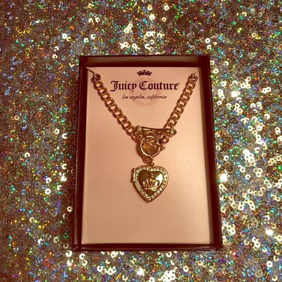 NEW IN BOX JUICY COUTURE LOCKET NECKLACE