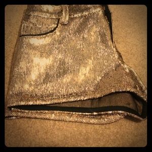 Sequin shorts