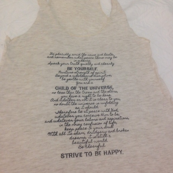 Spiritual Gangster racerback Tank, sz s