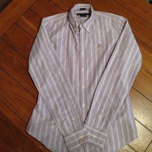 Ralph Lauren purple women's button down