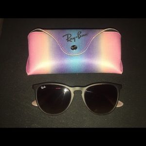 Ray Ban "Erika" Wayfarer Sunglasses