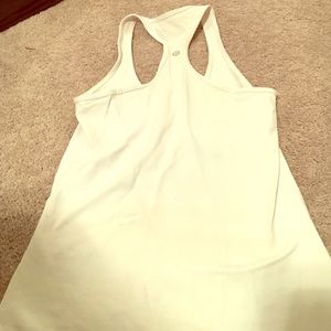 Lululemon white racerback tank