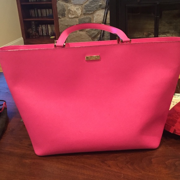 large pink bag