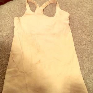 Lululemon peach seamed racerback tank