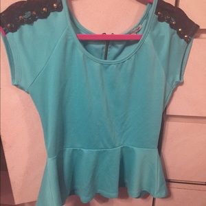Peplum tee