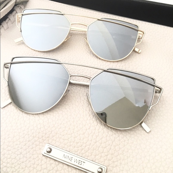 Trendy sunglasses in GOLD TRIM - Picture 3 of 4