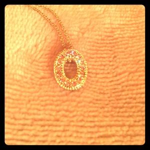 Initial Letter 'O' Gold Necklace