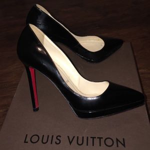 Black Christian Louboutin Pigalle Plato