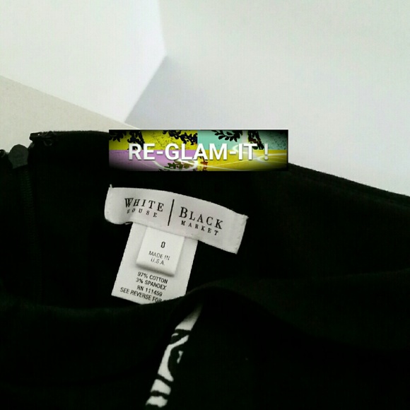 WHBM...BLACK /WHITE ...DRESS - Picture 4 of 4