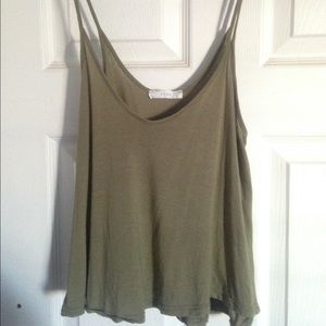 Lush green crop top