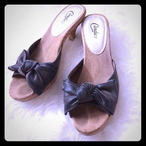 Candies Retro Style Bow Heel