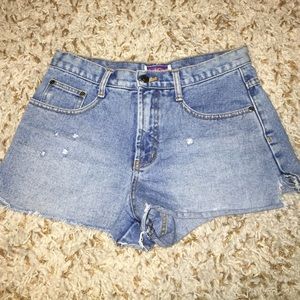 ONE OF A KIND VINTAGE DESTROYED SHORTS