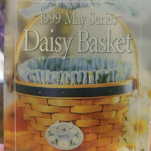 Longaberger 1999 May Daisy Basket Combo