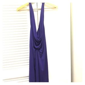 Bebe purple mini dress