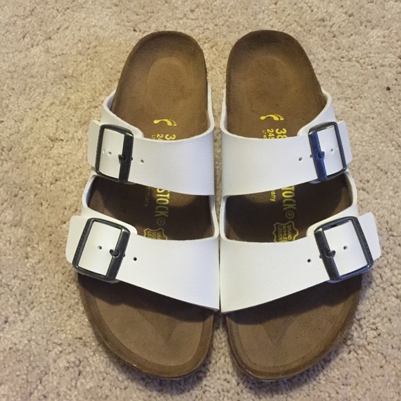 Brand New White Arizona Birkenstock